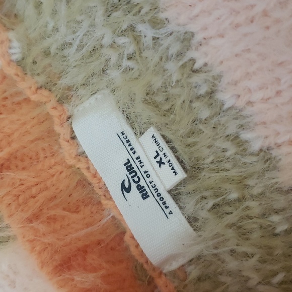 New XL Preppy Fair Isle Cozy Soft Knit Wool Crew Warm Slouchy Oversized Sweater - Picture 3 of 11